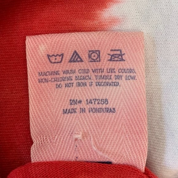 Simply Southern Bone in the USA Patriotic Red Blue Tie Die Short Sleeve T-Shirt - Picture 11 of 13